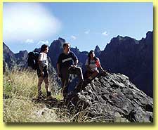 Blick vom Aufstieg aus dem Nonnental Richtung Pico Areeiro